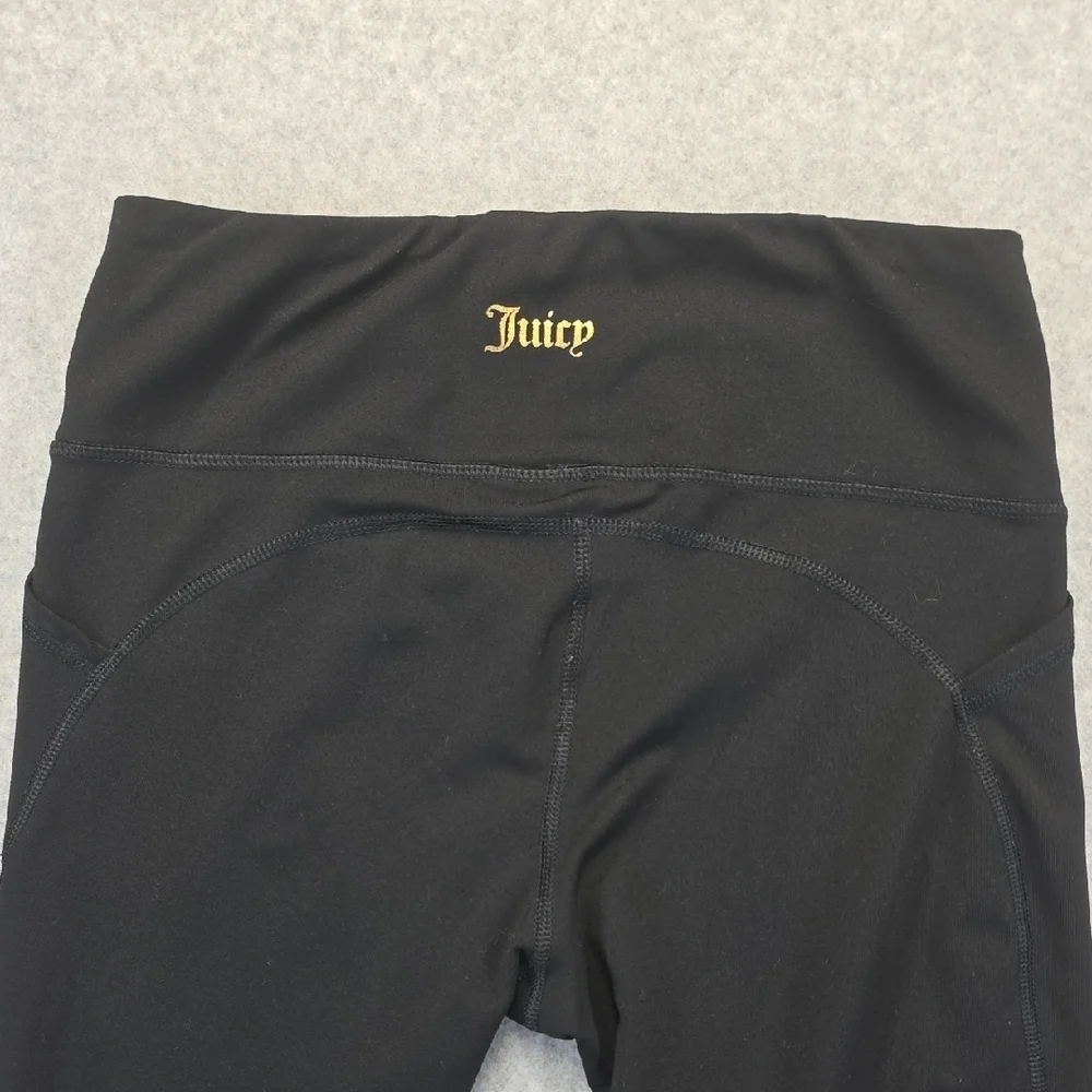 Juicy Couture Sport Black High Rise Leggings Size M